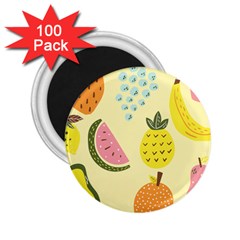 Fruit 2 25  Magnets (100 Pack)  by HermanTelo