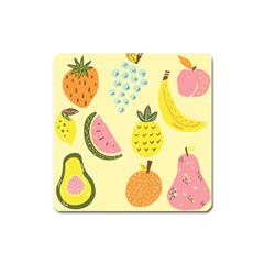 Fruit Square Magnet by HermanTelo