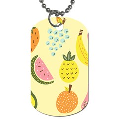 Fruit Dog Tag (one Side)