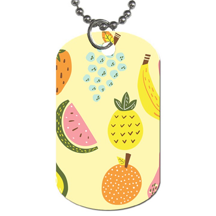 Fruit Dog Tag (One Side)