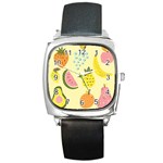 Fruit Square Metal Watch Front