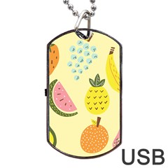 Fruit Dog Tag Usb Flash (two Sides)