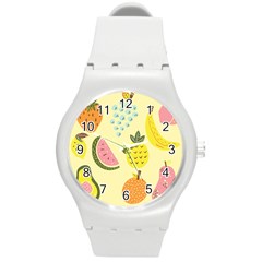 Fruit Round Plastic Sport Watch (m)