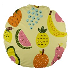 Fruit Large 18  Premium Round Cushions