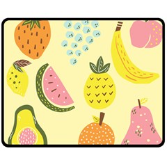 Fruit Double Sided Fleece Blanket (medium) 