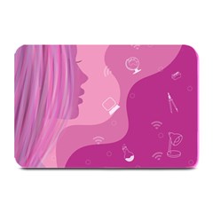 Online Woman Beauty Purple Plate Mats by Mariart