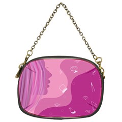 Online Woman Beauty Purple Chain Purse (one Side) by Mariart