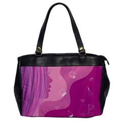 Online Woman Beauty Purple Oversize Office Handbag by Mariart