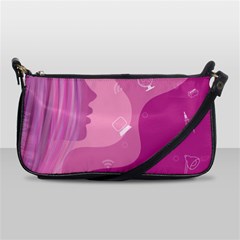 Online Woman Beauty Purple Shoulder Clutch Bag by Mariart