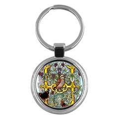 The Illustrated Alphabet - H - By Larenard Key Chain (round) by LaRenard