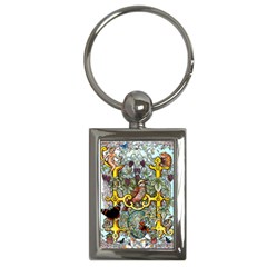 The Illustrated Alphabet - H - By Larenard Key Chain (rectangle) by LaRenard