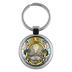 The Illustrated Alphabet - O - By Larenard Key Chain (round) by LaRenard