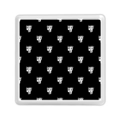 Man Head Caricature Drawing Pattern Memory Card Reader (square) by dflcprintsclothing