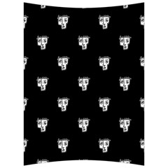 Man Head Caricature Drawing Pattern Back Support Cushion by dflcprintsclothing