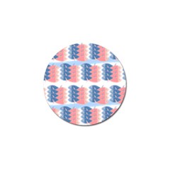 Fish Texture Rosa Blue Sea Golf Ball Marker (10 Pack) by HermanTelo