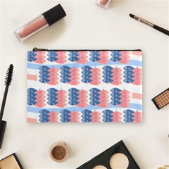 Fish Texture Rosa Blue Sea Cosmetic Bag (medium) by HermanTelo