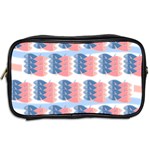 Fish Texture Rosa Blue Sea Toiletries Bag (Two Sides) Back