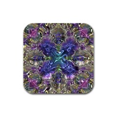 Metallizer Factory Glass Rubber Square Coaster (4 Pack)  by Mariart