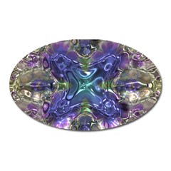 Metallizer Factory Glass Oval Magnet by Mariart