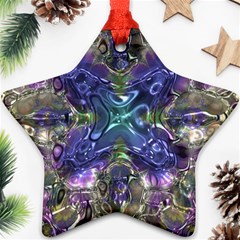 Metallizer Factory Glass Star Ornament (two Sides)