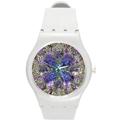 Metallizer Factory Glass Round Plastic Sport Watch (m) by Mariart