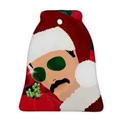 Mr  Bad Guy Santa Ornament (bell)