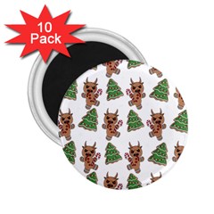 Gingerbread Krampus 2 25  Magnets (10 Pack)  by Valentinaart