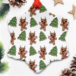 Gingerbread Krampus Snowflake Ornament (Two Sides) Back