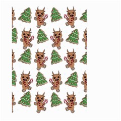 Gingerbread Krampus Large Garden Flag (two Sides) by Valentinaart