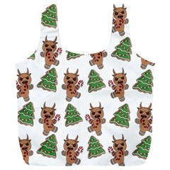 Gingerbread Krampus Full Print Recycle Bag (xxxl) by Valentinaart