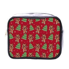 Gingerbread Krampus Mini Toiletries Bag (one Side) by Valentinaart