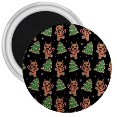 Gingerbread Krampus 3  Magnets by Valentinaart