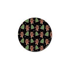 Gingerbread Krampus Golf Ball Marker (4 Pack) by Valentinaart