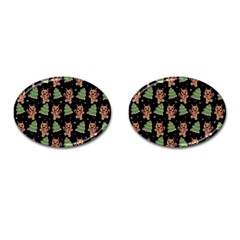 Gingerbread Krampus Cufflinks (oval) by Valentinaart