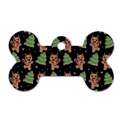 Gingerbread Krampus Dog Tag Bone (one Side) by Valentinaart