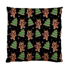 Gingerbread Krampus Standard Cushion Case (one Side) by Valentinaart