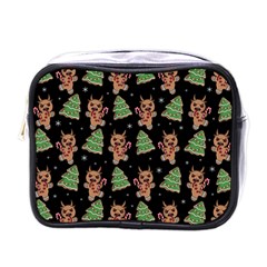 Gingerbread Krampus Mini Toiletries Bag (one Side) by Valentinaart