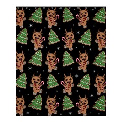 Gingerbread Krampus Shower Curtain 60  X 72  (medium)  by Valentinaart