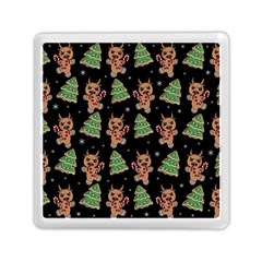 Gingerbread Krampus Memory Card Reader (square) by Valentinaart