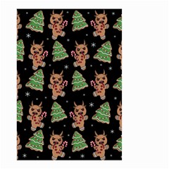 Gingerbread Krampus Small Garden Flag (two Sides) by Valentinaart