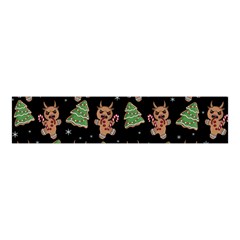 Gingerbread Krampus Velvet Scrunchie by Valentinaart