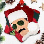 Mr. Bad Guy Santa for TS Ornament (Snowflake) Front