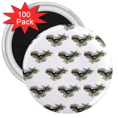 Friend Of My Better Days - White - By Larenard 3  Magnets (100 Pack)