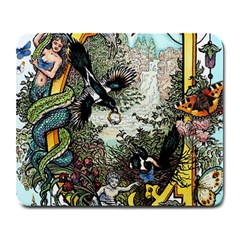 The Illustrated Alphabet - U - By Larenard Large Mousepads