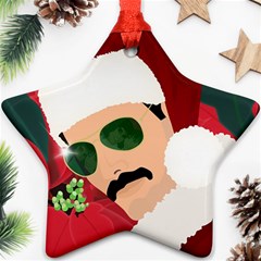 Mr  Bad Guy Santa For Awp Ornament (star)