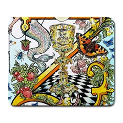 The Illustrated Alphabet - Z - By Larenard Large Mousepads by LaRenard