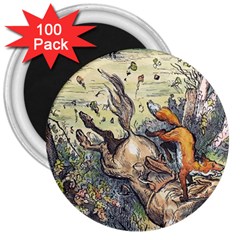 The Flying Fox - By Larenard 3  Magnets (100 Pack)