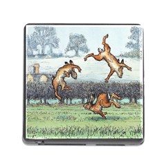 Happy Is The Hare At Morning - By Larenard Memory Card Reader (square 5 Slot) by LaRenard