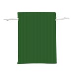 Basil Green - Lightweight Drawstring Pouch (L) Front