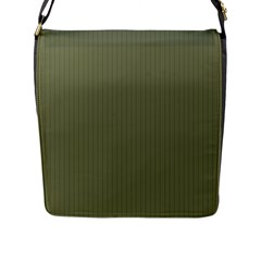 Calliste Green - Flap Closure Messenger Bag (l) by FashionLane